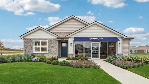 Aldridge model home in summerfield, a ranch plan with 3 bedrooms and 2 baths