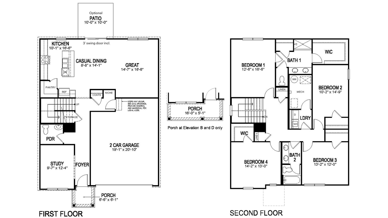 Holcombe floor plan