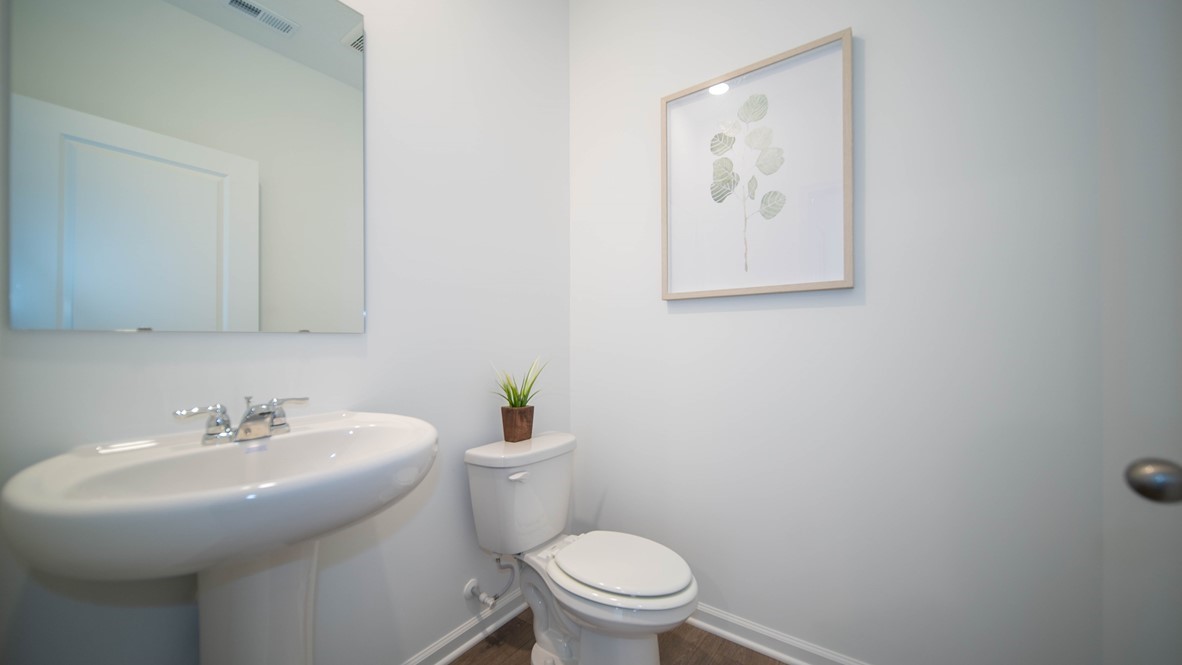 powder room on the main level