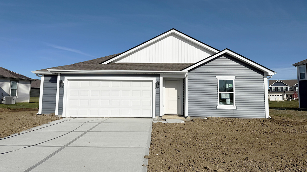 exterior elevation one story