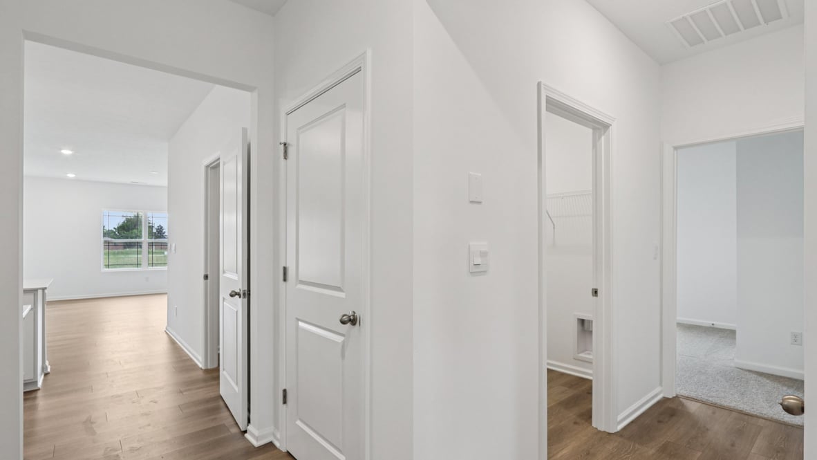 Full bathroom 2 positioned near a multi-use bedroom suitable for office or flex spaceFull bathroom 2 positioned near a multi-use bedroom suitable for office or flex space