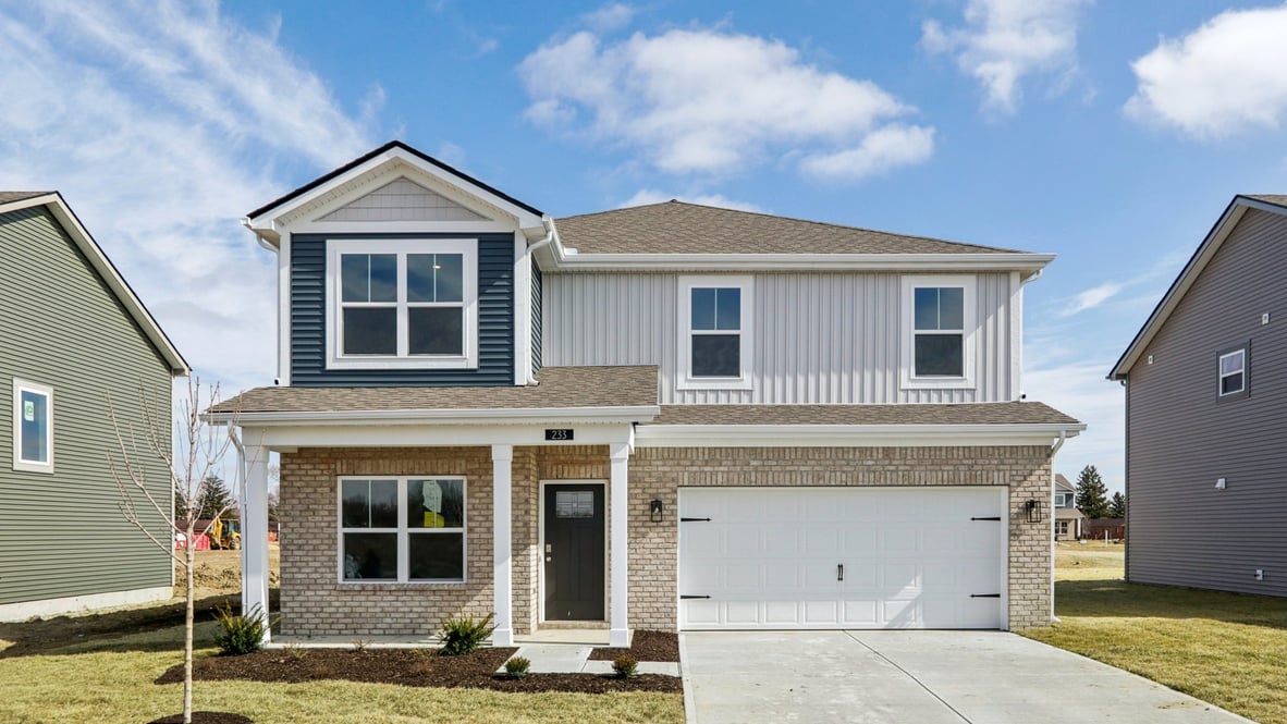 two-story home in parkview village