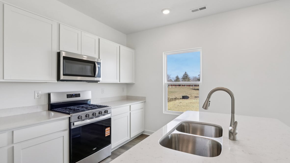 kitchen with stainless steel appliances