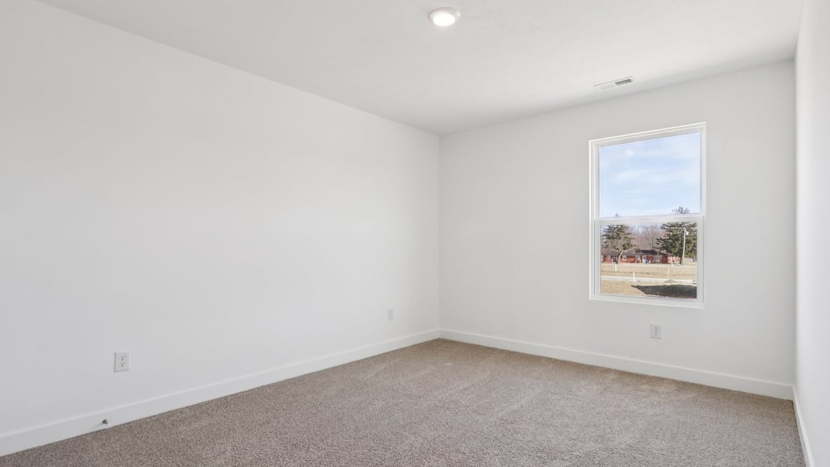 bedroom with spacious closet
