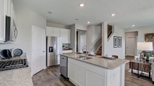 white cabinets in kitchen