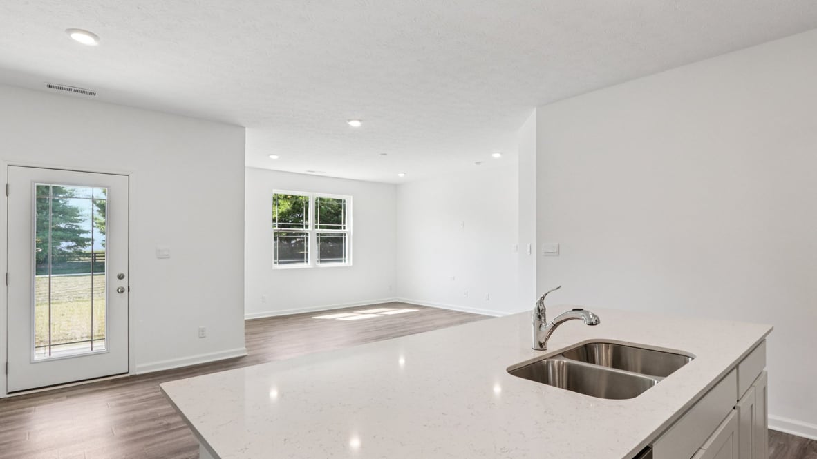 kitchen with open-concept