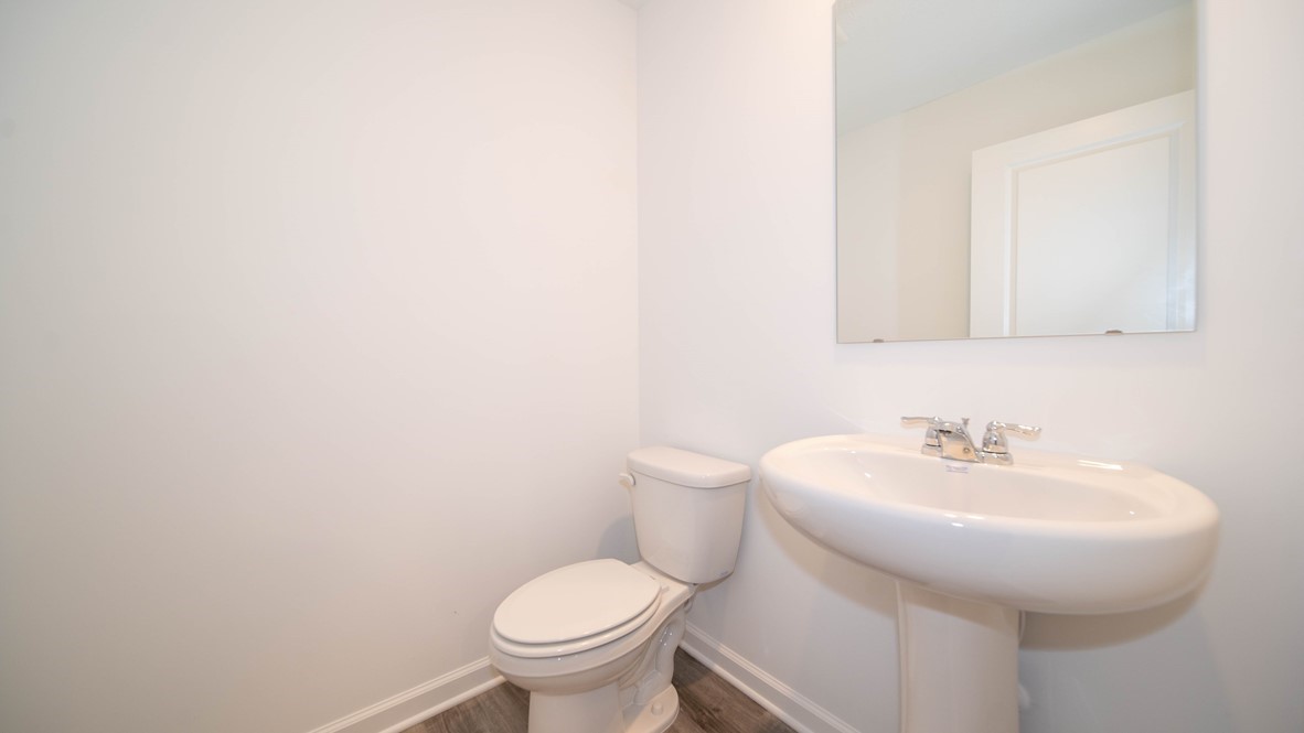 powder room on the main level