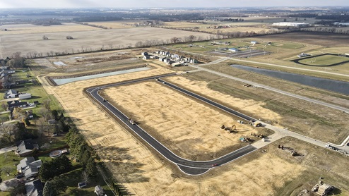 Brunson's landing aerial view