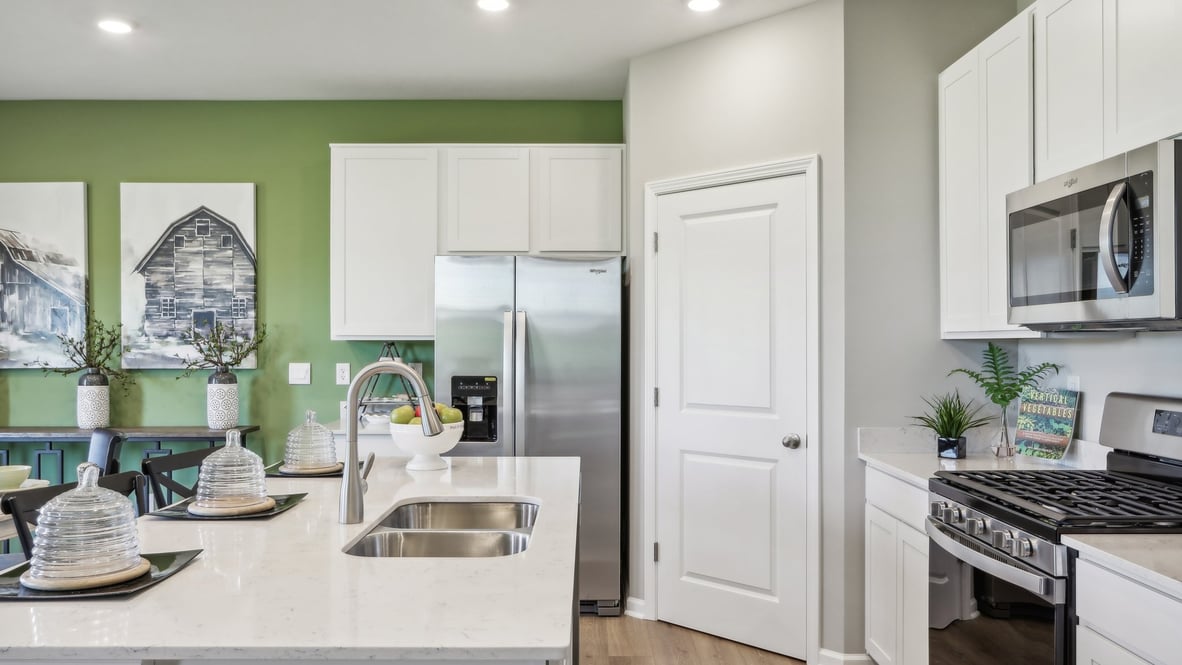 kitchen with stainless steel appliances