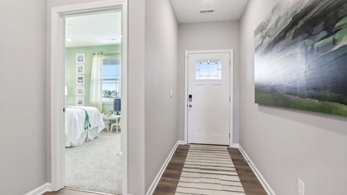 entry way looking into front bedroom