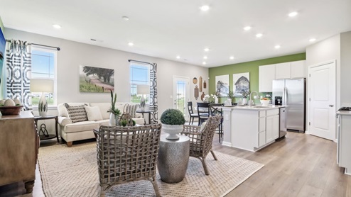 open concept living area