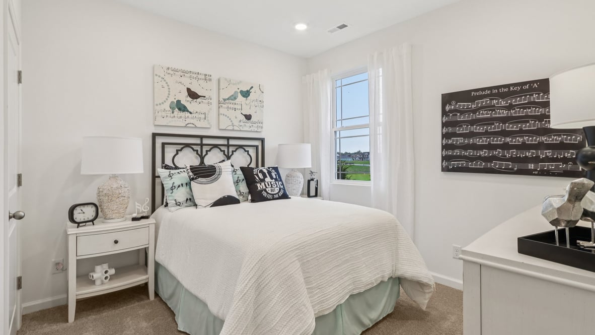 bedroom with natural light