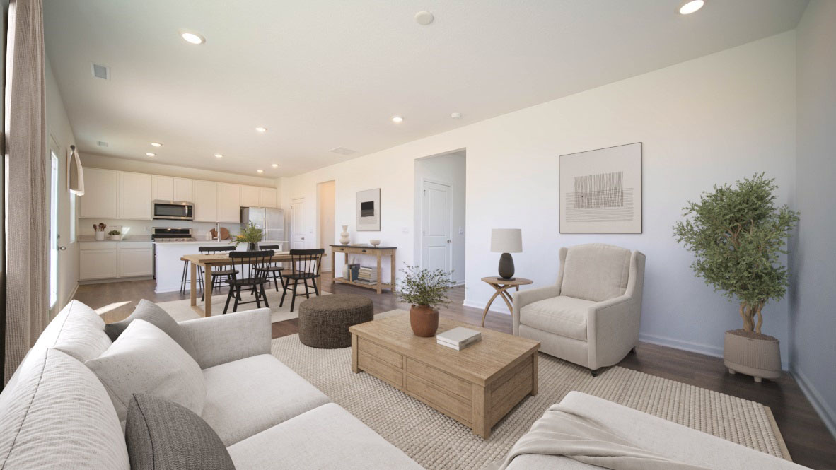 great room with open-concept