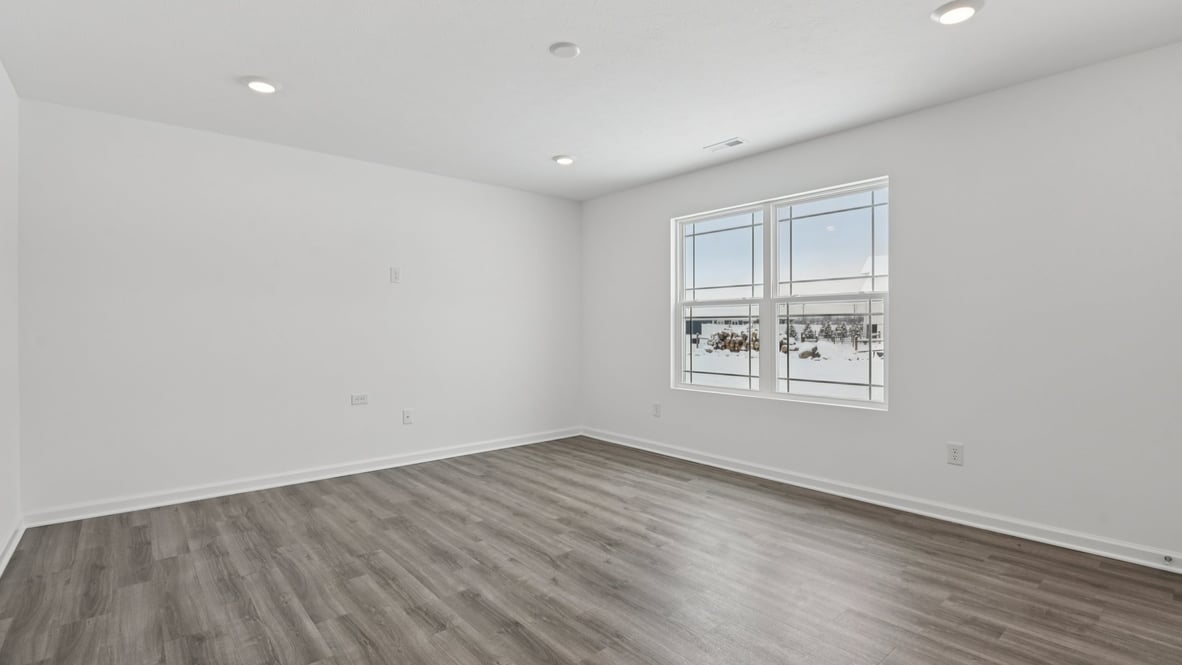 great room with large windows