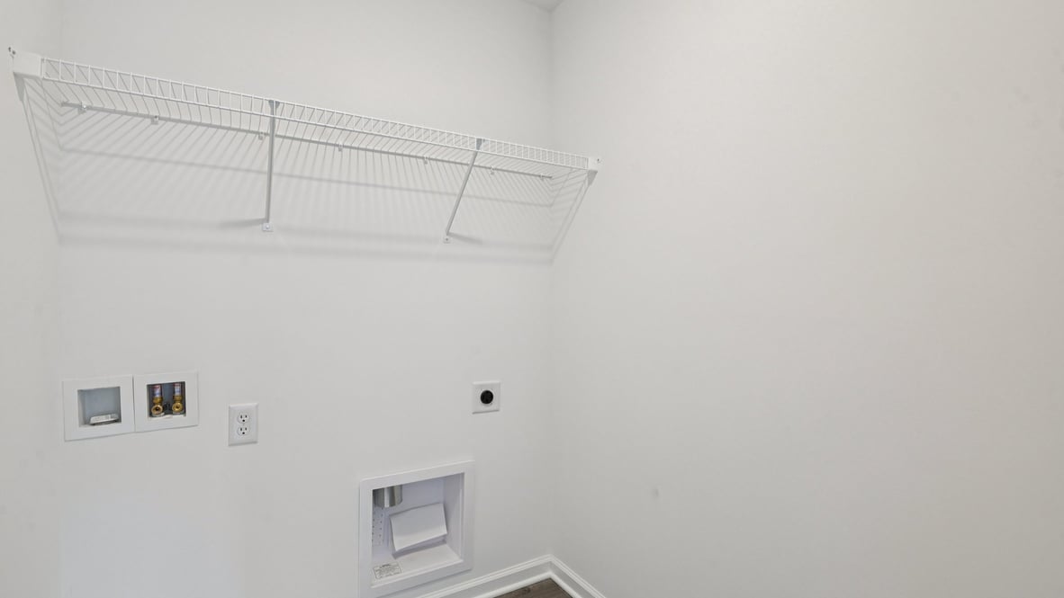 laundry room on upper level
