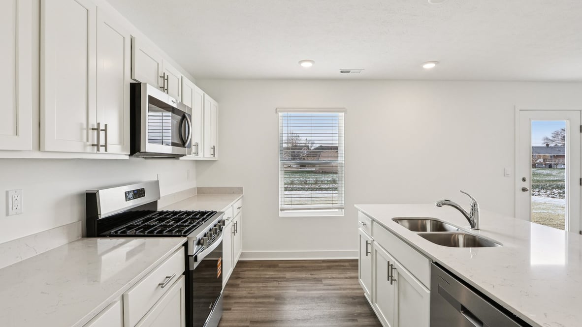 kitchen with stainless steel appliances