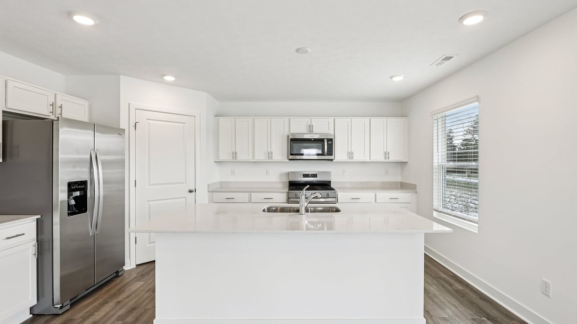 kitchen with natural light
