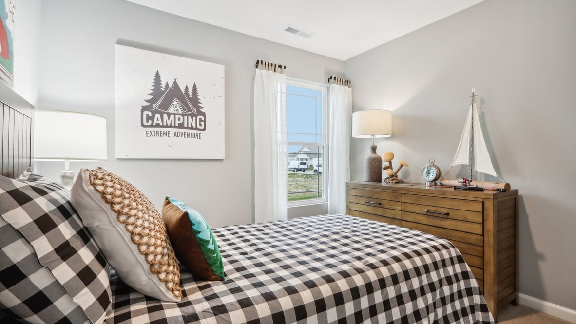 bedroom with natural light
