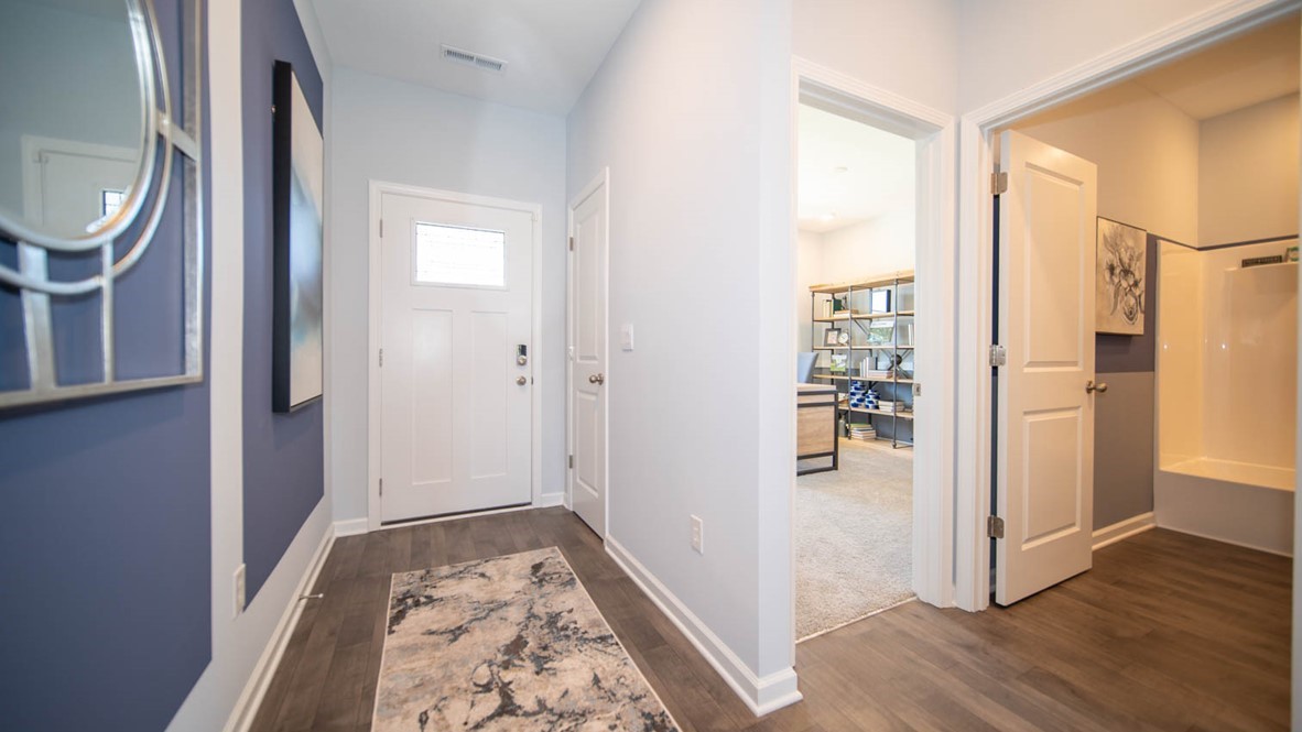 interior entry into the home