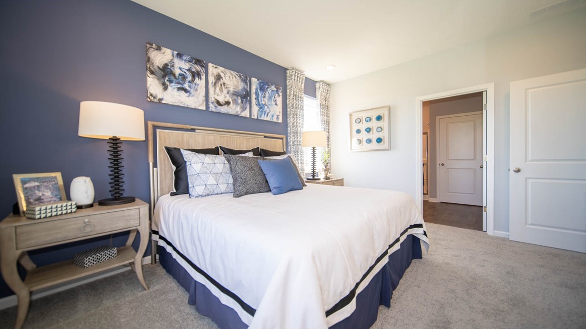 primary bedroom with lots of privacy