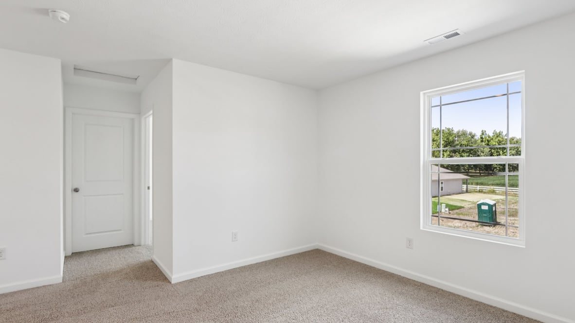 Second bedroom with full closet, direct access to shared upstairs spaces, loft multi-use areas Centre Place