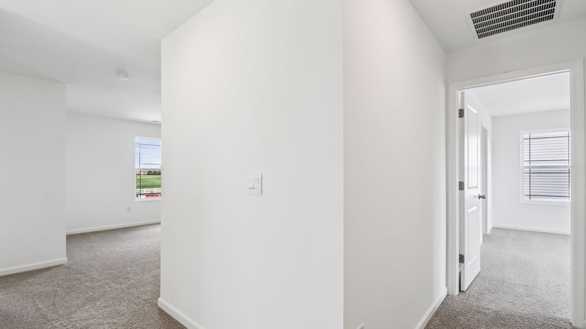 Loft, near bed and bathrooms, flexibly designed upstairs with multi-use living spaces for kids, office, gaming, craft room