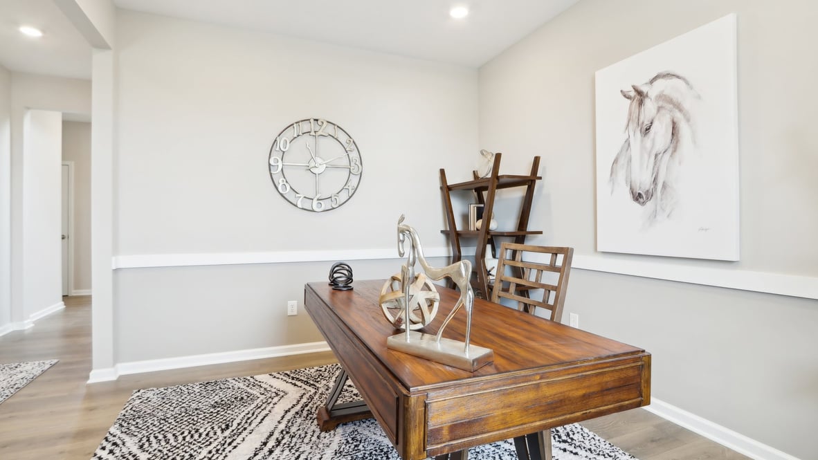 den adjacent to entry