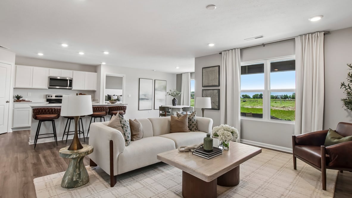 great room and dining
