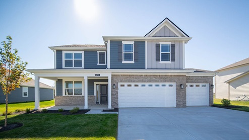 The Henley plan featuring a 3-car garage