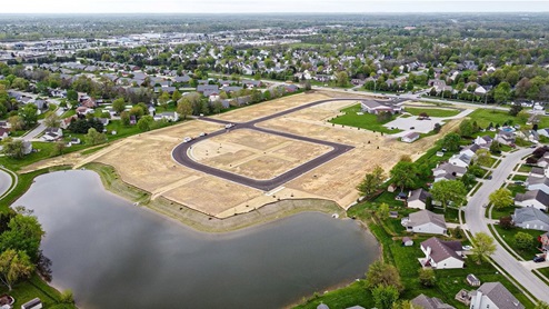 aerial view of Harper Estates