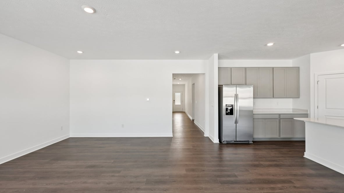 great room with natural light