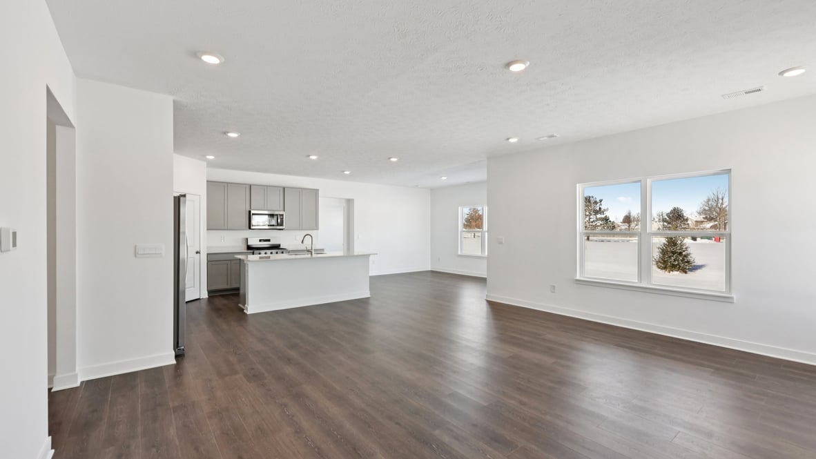 great room with lots of space for entertaining