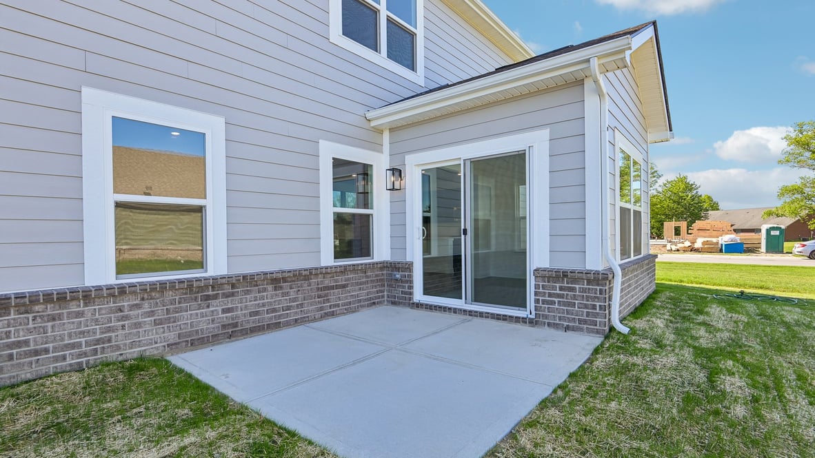 walkout patio from sunroom