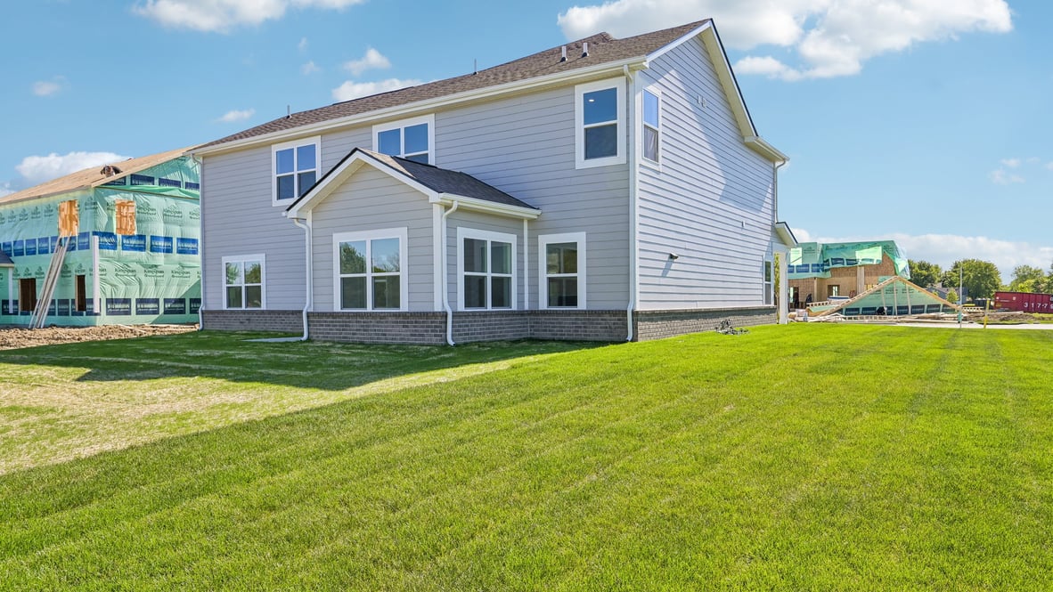 rear exterior of home