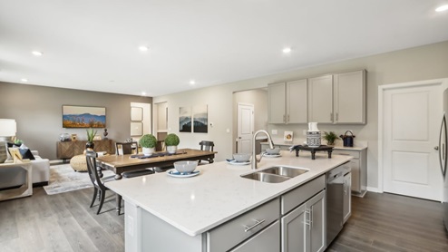 open concept floor plan