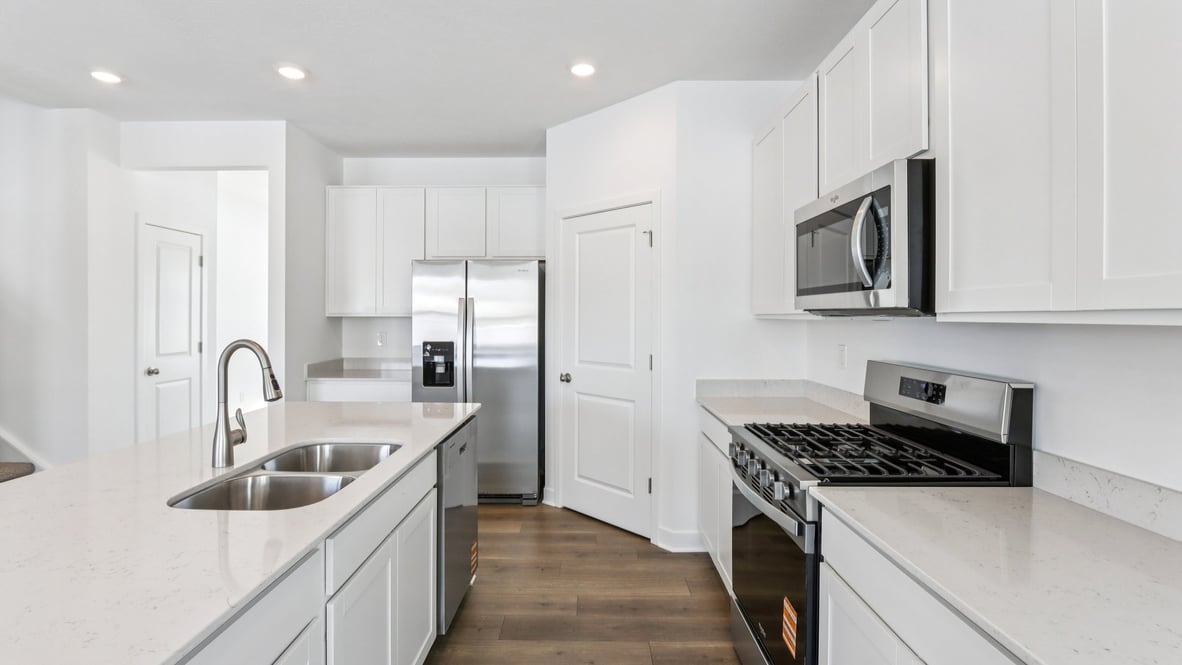 kitchen with stainless steel appliances
