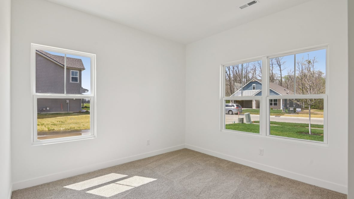 bedroom with large windows