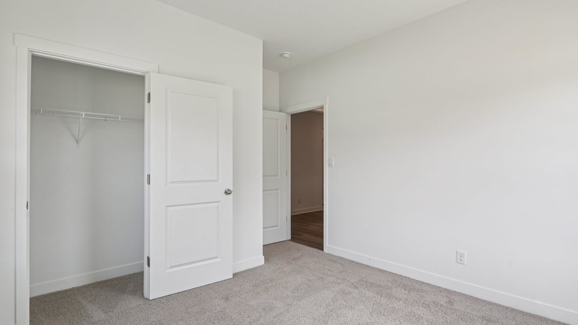 bedroom with spacious closet