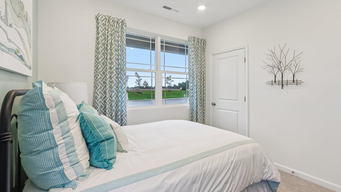 bedroom with natural light