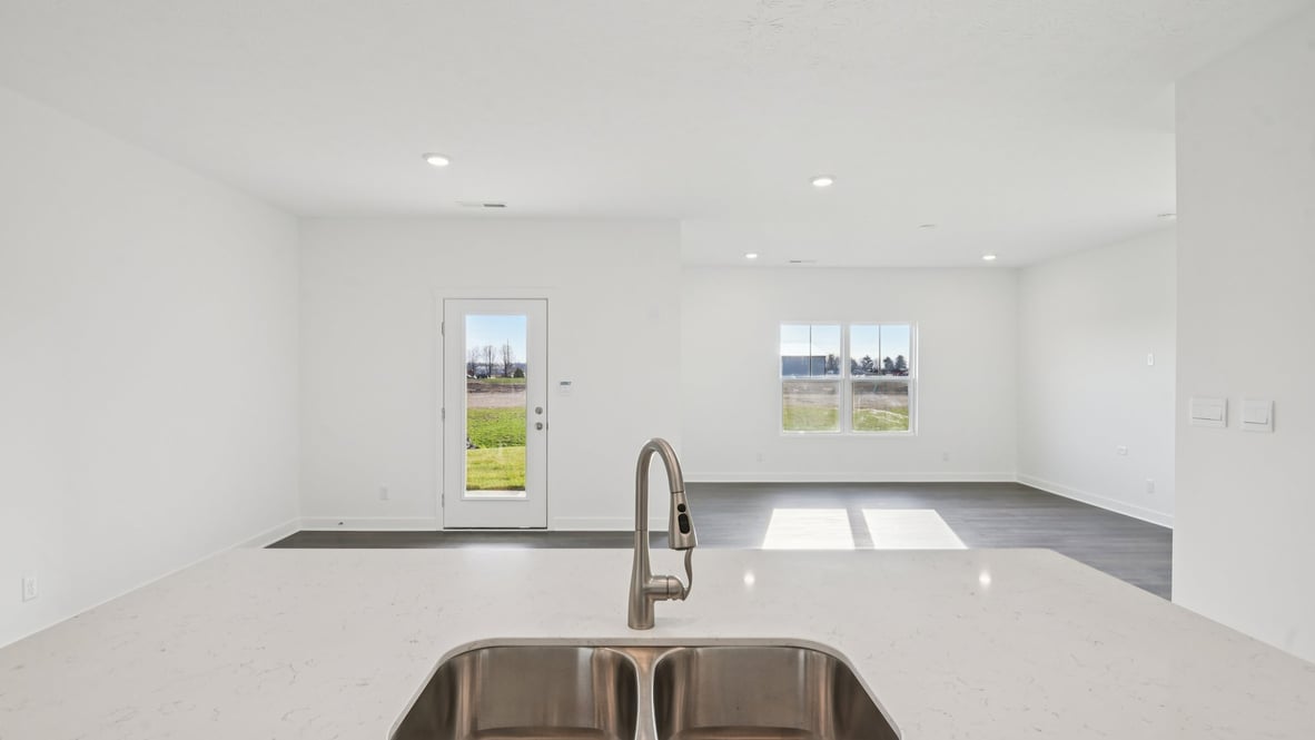 kitchen with center island