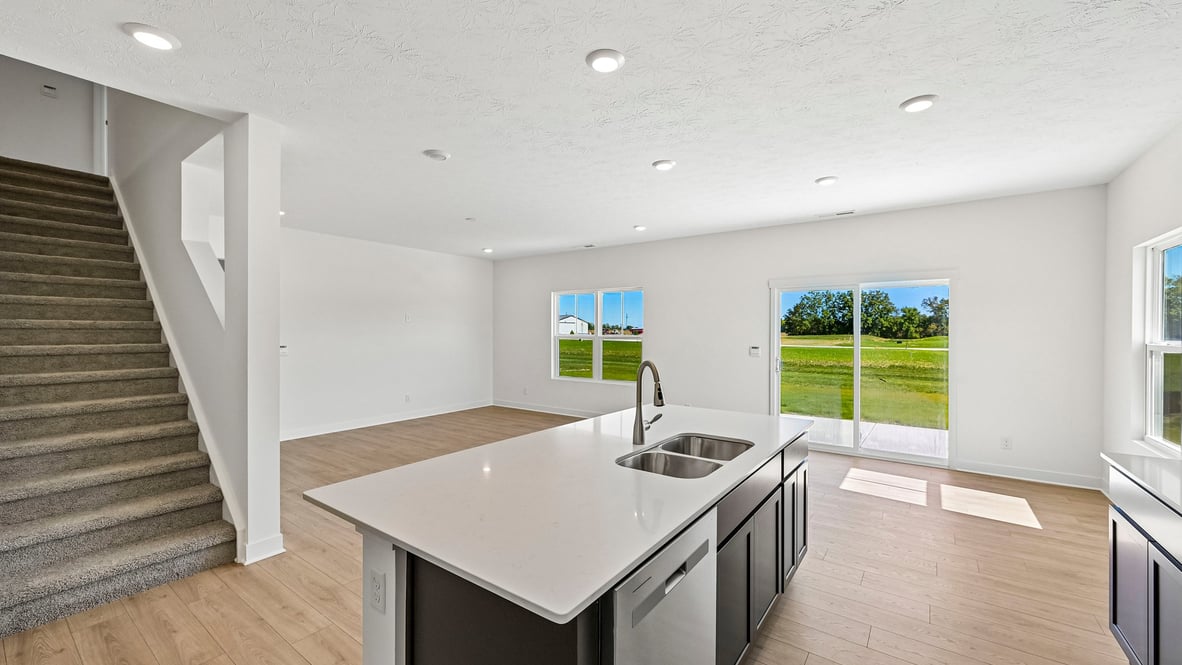 kitchen and dining