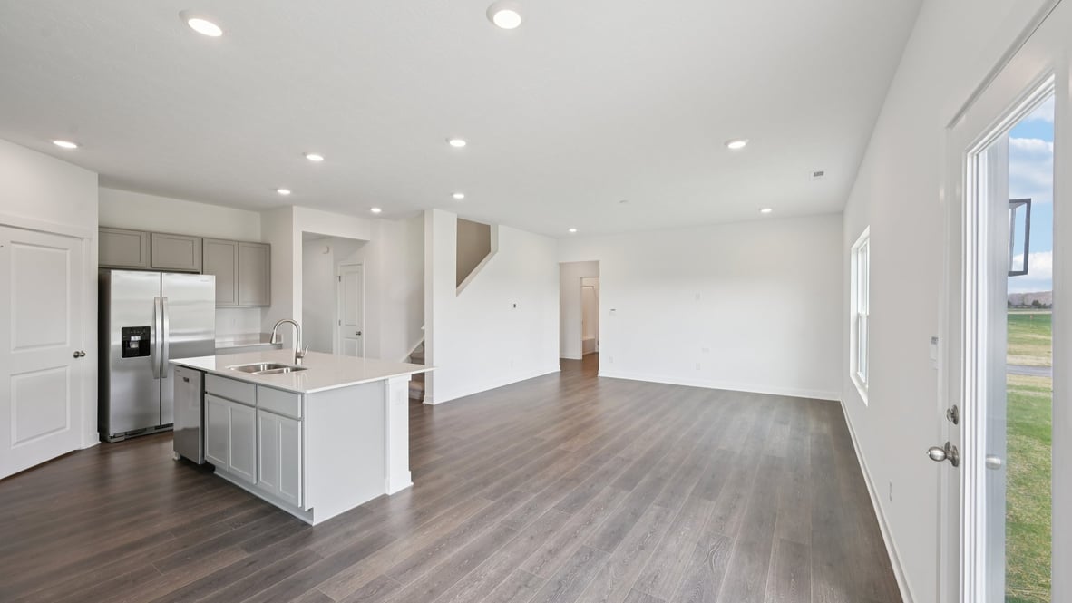 dining nook adjacent to kitchen