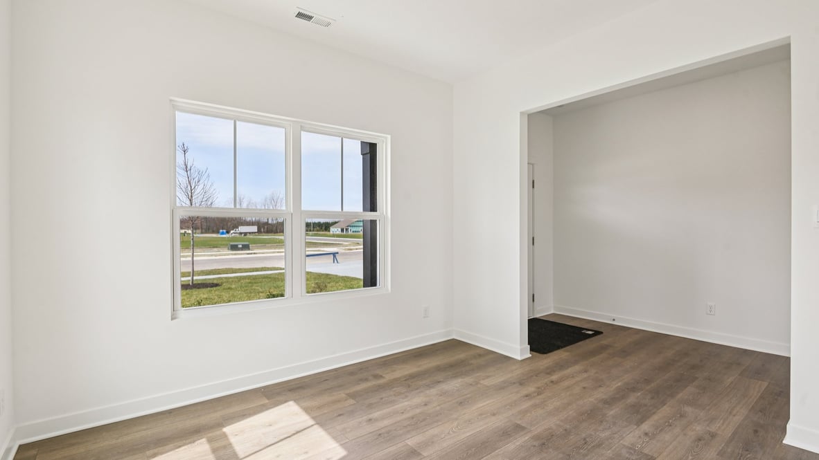 den adjacent to entry