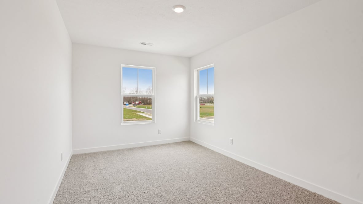 bedroom with large windows
