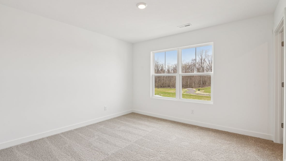 bedroom with large windows