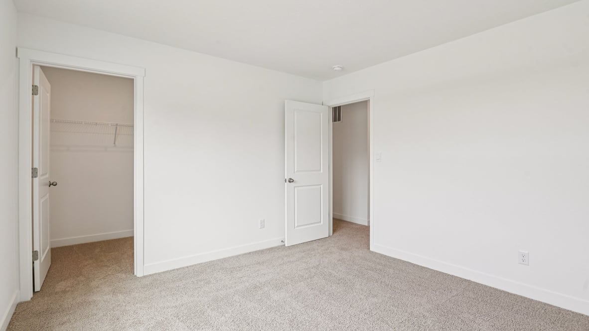 bedroom with spacious closet