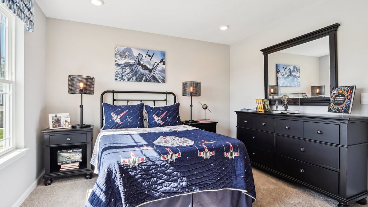 bedroom with natural light