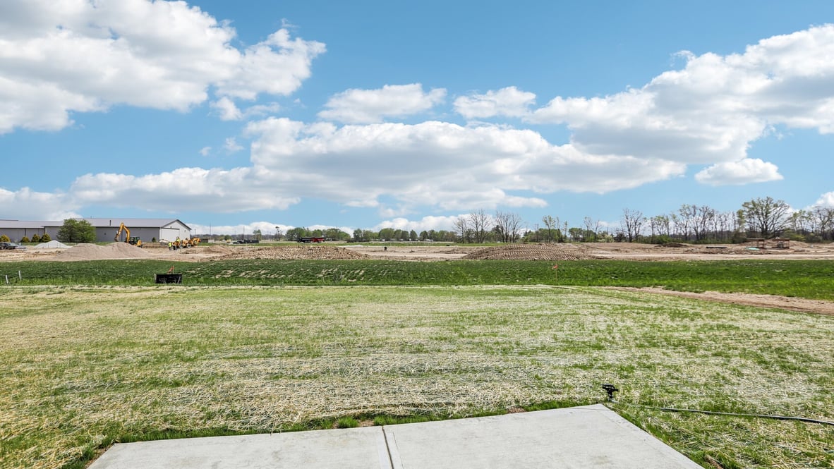 view from the back of the home