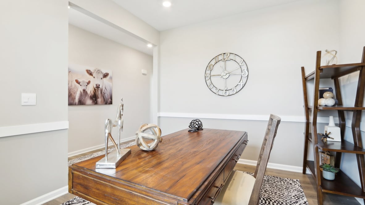 den adjacent to entry