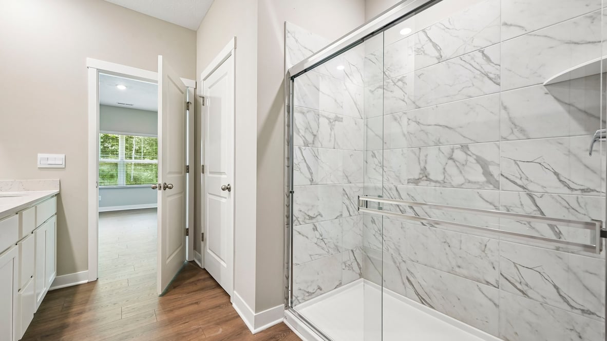 primary bathroom shower
